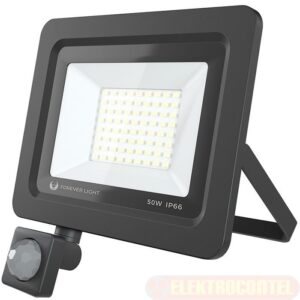 Projecteur Halogène LED 50W Avec Détecteur De Mouvement 4500K