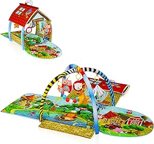 Tapis De Jeu Lionelo Agnes Plus - 2 En 1 - Très Grande Taille