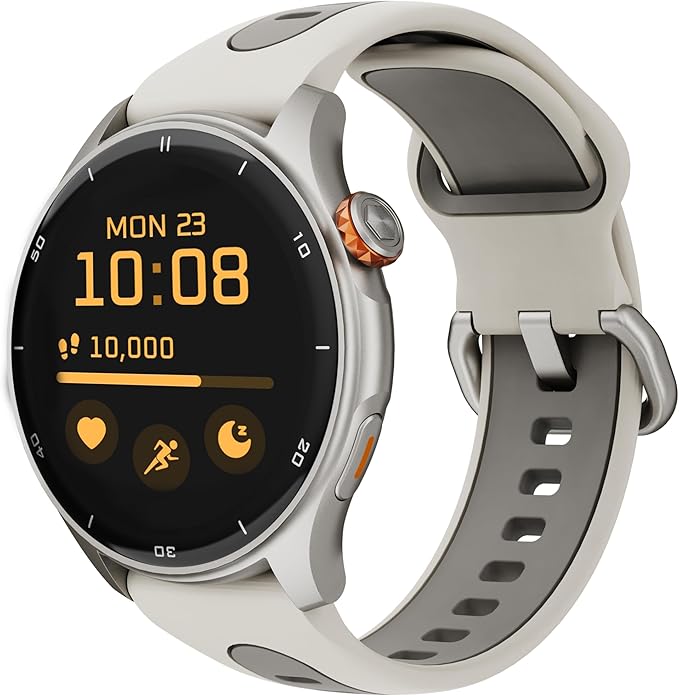 Montre Connectée MYPHONE Sport Avec Suivi Santé Appels Bluetooth Etanche 30M - Beige