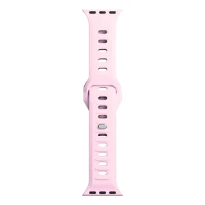 Bracelet En Silicone Hypoallergénique 3MK Protection Pour Apple Watch - Rose