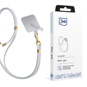 Lanière De Téléphone 3MK EasyClip - Blanc Dorée