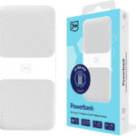 PowerBank 3MK 10.000mAh - 20W USB 1A1C1MIC - Blanc