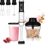 Mixeur Plongeant 5 En 1 ZEEGMA Handy Chef - 1500W - Noir / Argent