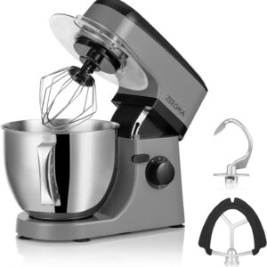 Robot De Cuisine ZEEGMA 1800W Avec Bol En Inox De 5L - 8 Vitesses