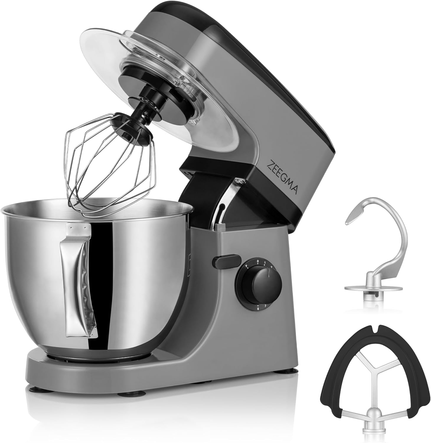 Robot De Cuisine ZEEGMA 1800W Avec Bol En Inox De 5L - 8 Vitesses