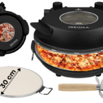 Mini-Four À Pizza ZEEGMA Pizzamaker 1200W À Plaque En Pierre Céramique Ø30cm