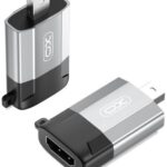 Adaptateur HDMI Vers DisplayPort XO GB015 4K - Gris