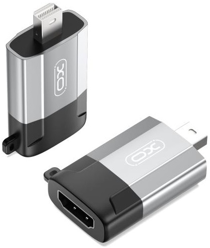 Adaptateur HDMI Vers DisplayPort XO GB015 4K - Gris