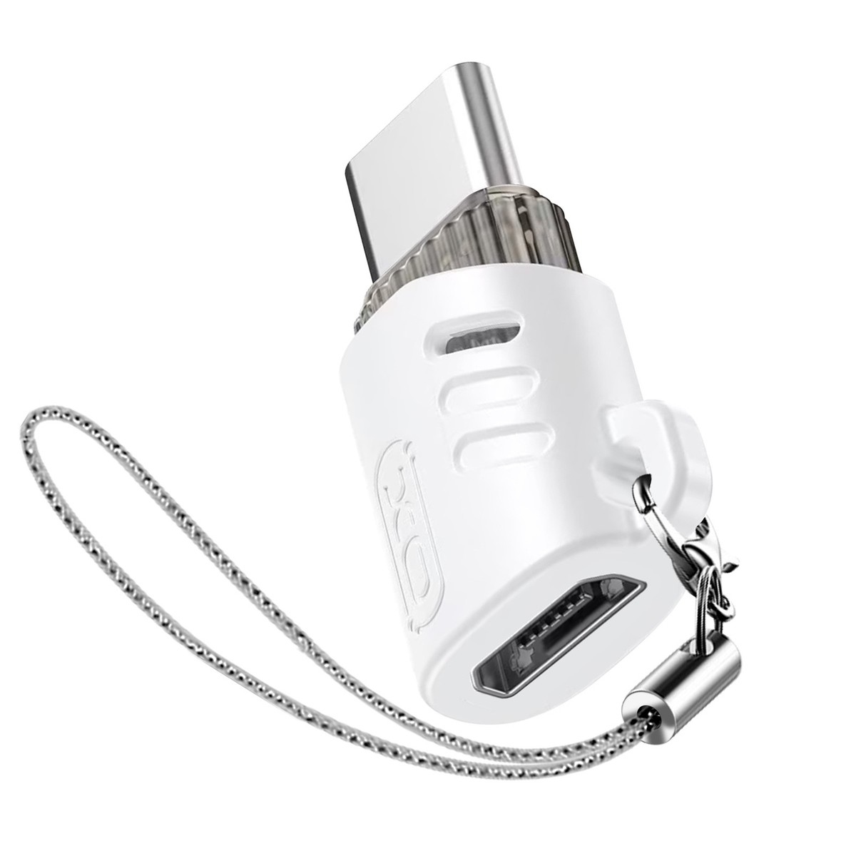 Adaptateur XO NB256G MicroUSB En USB-C - Blanc