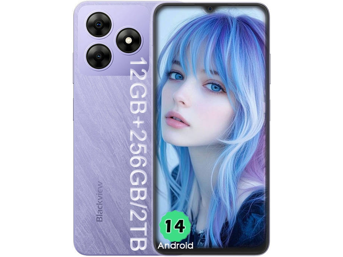 Smartphone BLACKVIEW Wave 8 - Double Sim - 6.56'' - 256 Go /4 Go - Violet