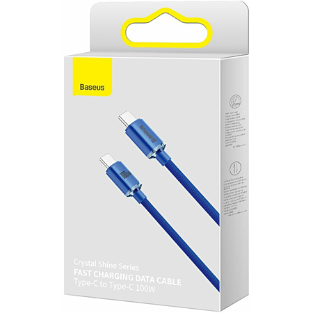 Câble USB-C Vers USB-C Série Crystal Shine 2M BASEUS