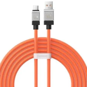 Câble BASEUS CoolPlay USB Vers USB-C - 2M - 100W - Orange