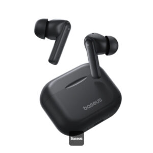 Écouteurs Bluetooth Sans Fil BASEUS Bowie E17 Avec Double Microphone, Réduction De Bruit Active Et Basses Percutantes - Noir