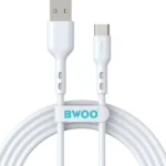 Câble USB BWOO BO-X172C - USB-C 1M - 3A - Blanc