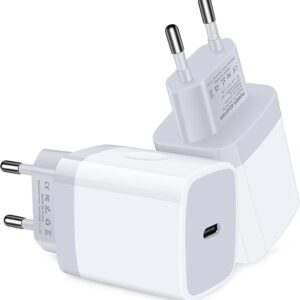 Chargeur Rapide PD 20W EU TYPE-C Vers TYPE-C - Blanc