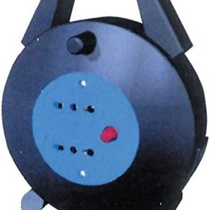 Enrouleur De Câble MKC 8006012183238, 5 Mètres, 2 Prises De Dérivation 10/16 A, Fiche 16 A Avec Protection - Blanc