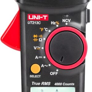 Pince De Courant UNI-T UT-213C CAT III 600V À Plage Autoréglable 3,5 Chiffres