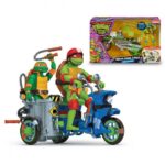 Tortues Ninja - Vehicule Deluxe Avec Figurine 12CM