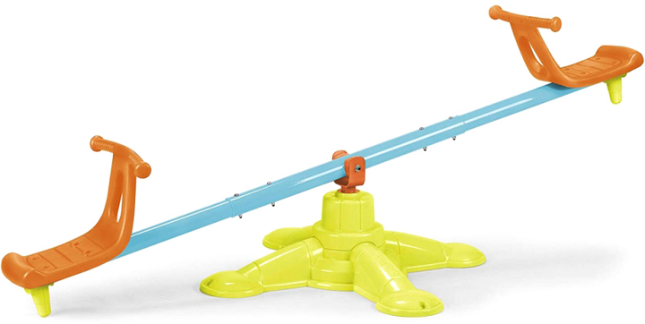 Balançoire Twister FEBER Tourne sur 360° Pour Enfant À Partir De 3 Ans - Vert Et Bleu