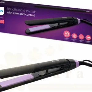 Lisseur PHILIPS StraightCare Essential BHS377 - Noir / Violet