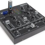 Mini Table De Mixage SKYTEC STM-2250 - 4 Canaux USB MP3 Effets Sound - Noir