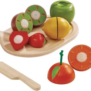 Dinette Assortiment De Fruits À Découper PLANTOYS En Bois