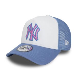 Casquette Camionneur NEW ERA MLB Style Activist E-Frame New York Yankees - Blanc / Bleu
