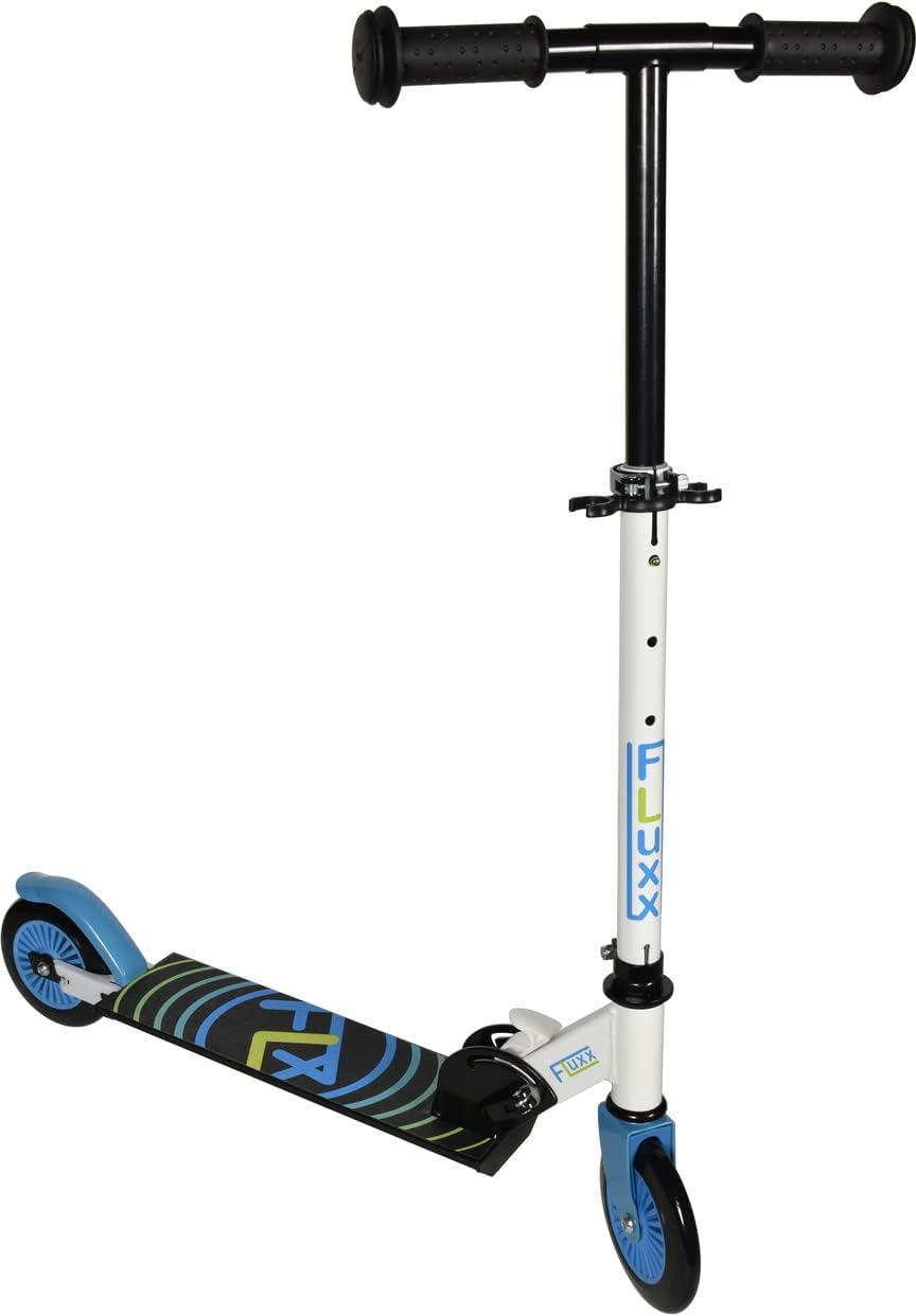 Trottinette 2 Roues 121MM Mixte - Blanc / Bleu