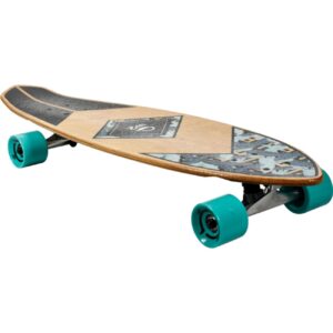 Skate UP2GLIDE Mini Longboard Jungle Adultes Mad - Bleu / Vert