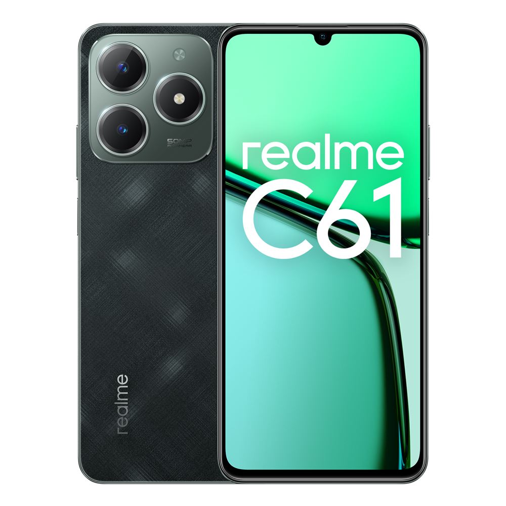 Smartphone REALME C61 6.74", 5G, Double nano SIM, 256GB - Vert